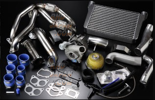 Trust GReddy T518Z Bolt-On Turbo Kit without Sports Catalyzer - 86